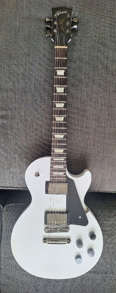 Gitaar: Gibson Les Paul Modern Studio, Worn White, Musique & Instruments, Enlèvement, Comme neuf, Gibson