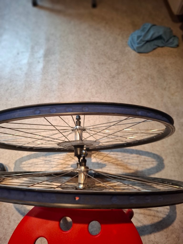 achterwielen fiets, Fietsen en Brommers, Fietsonderdelen, Gebruikt, Aluminium, Ophalen, Wiel