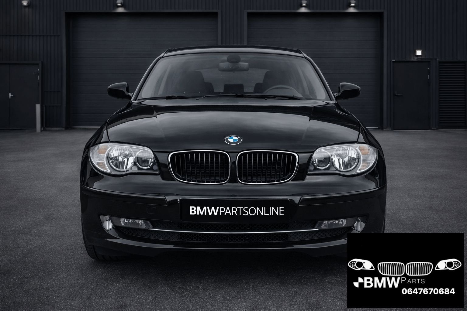 Voorkop Bmw 1-Serie E81 E82 E87 E88 LCI zwart 475, Auto-onderdelen, Gebruikt, -, Voor, Ophalen of Verzenden