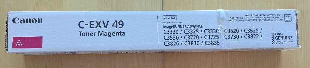 2 Toner Canon C-EXV 49 neuf, Informatique & Logiciels, Enlèvement, Neuf, Toner, Canon