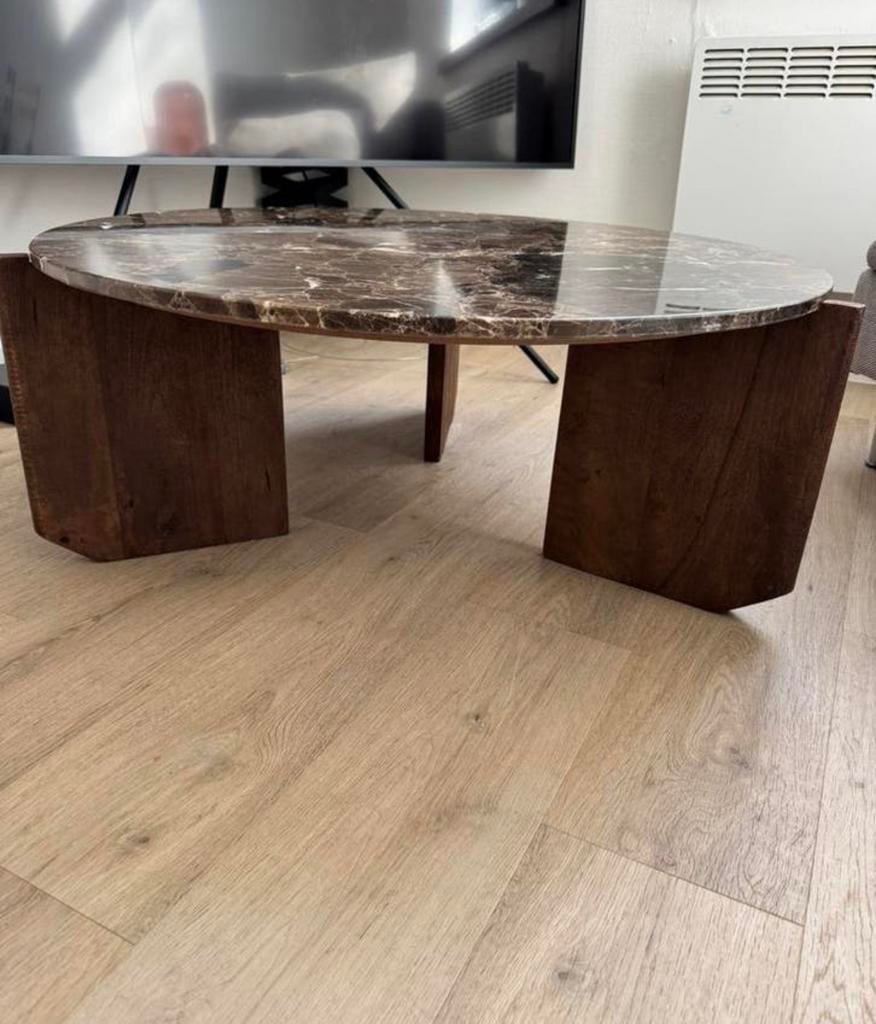 Marmeren salontafel, Ophalen, Zo goed als nieuw