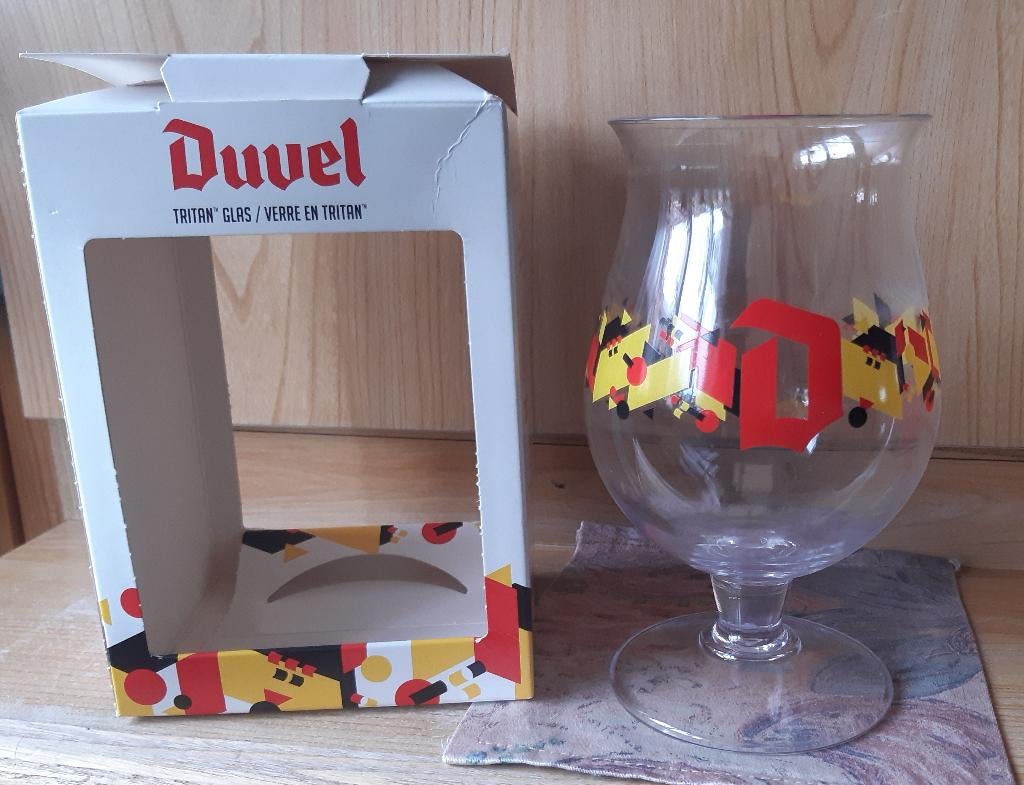 DUVEL TRITAN BIER GLAS  MOORTGAT BREENDONK, Verzenden, Duvel