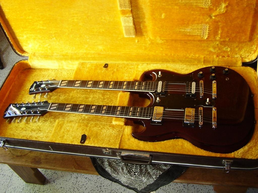Gitaar Ibanez double neck, Musique & Instruments, Instruments à corde | Guitares | Électriques, Enlèvement, Utilisé, Solid body