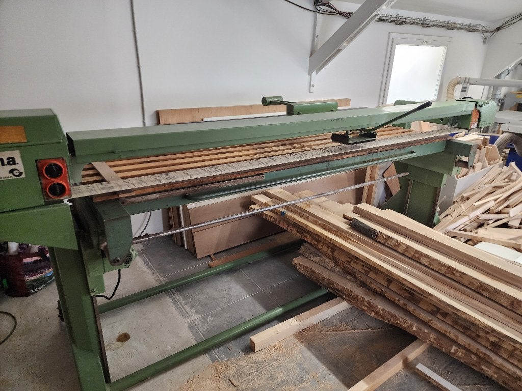 Samco schuurmachine met lange riem, Ophalen