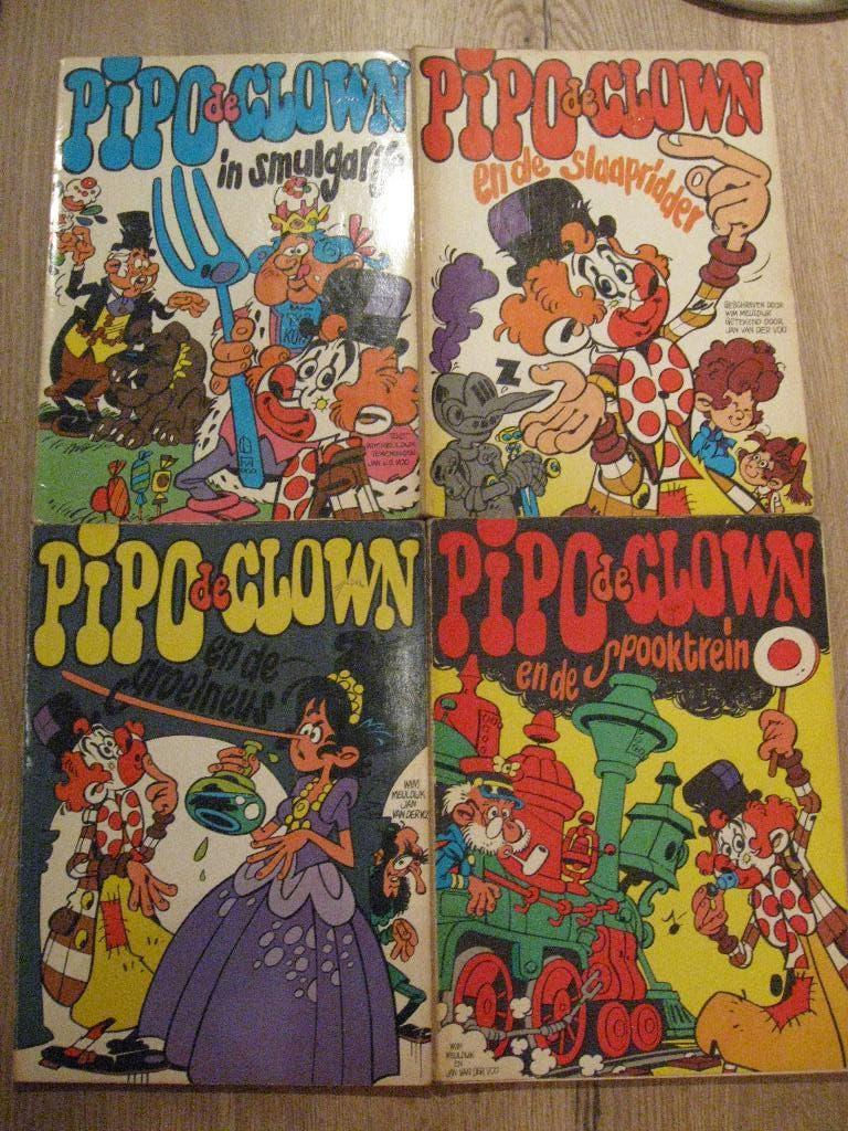 Strips Pipo De Clown, Boeken, Stripverhalen, Gelezen, Meerdere stripboeken, Ophalen