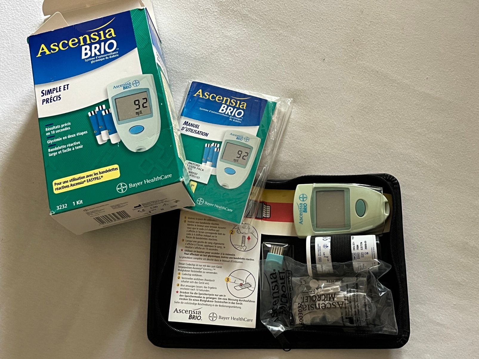 Bloedglucosemeter Ascencia voor diabetici, Ophalen of Verzenden, Zo goed als nieuw
