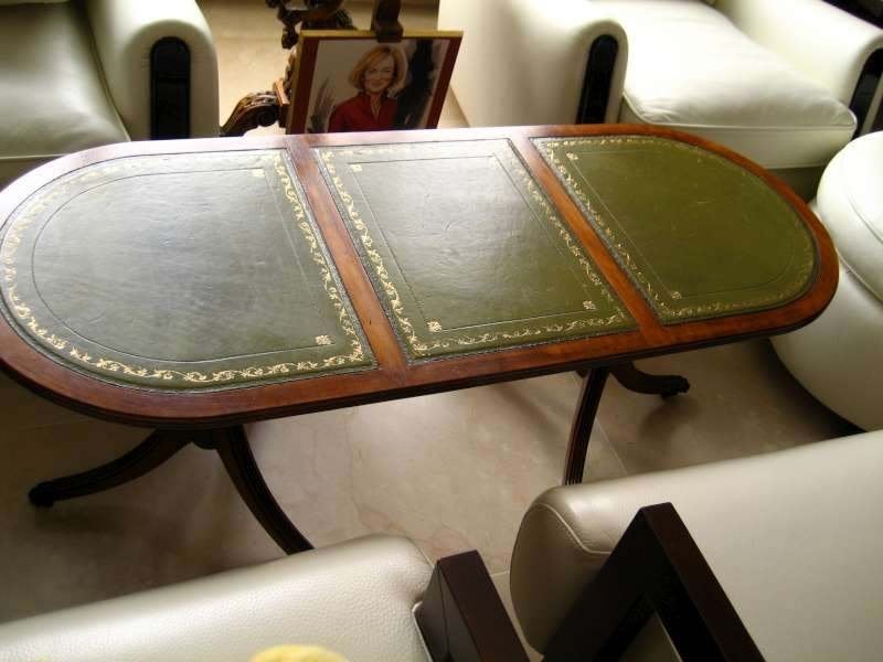 Antiek Engels Chesterfield Salontafel., Antiek en Kunst, Antiek | Meubels | Tafels, Ophalen