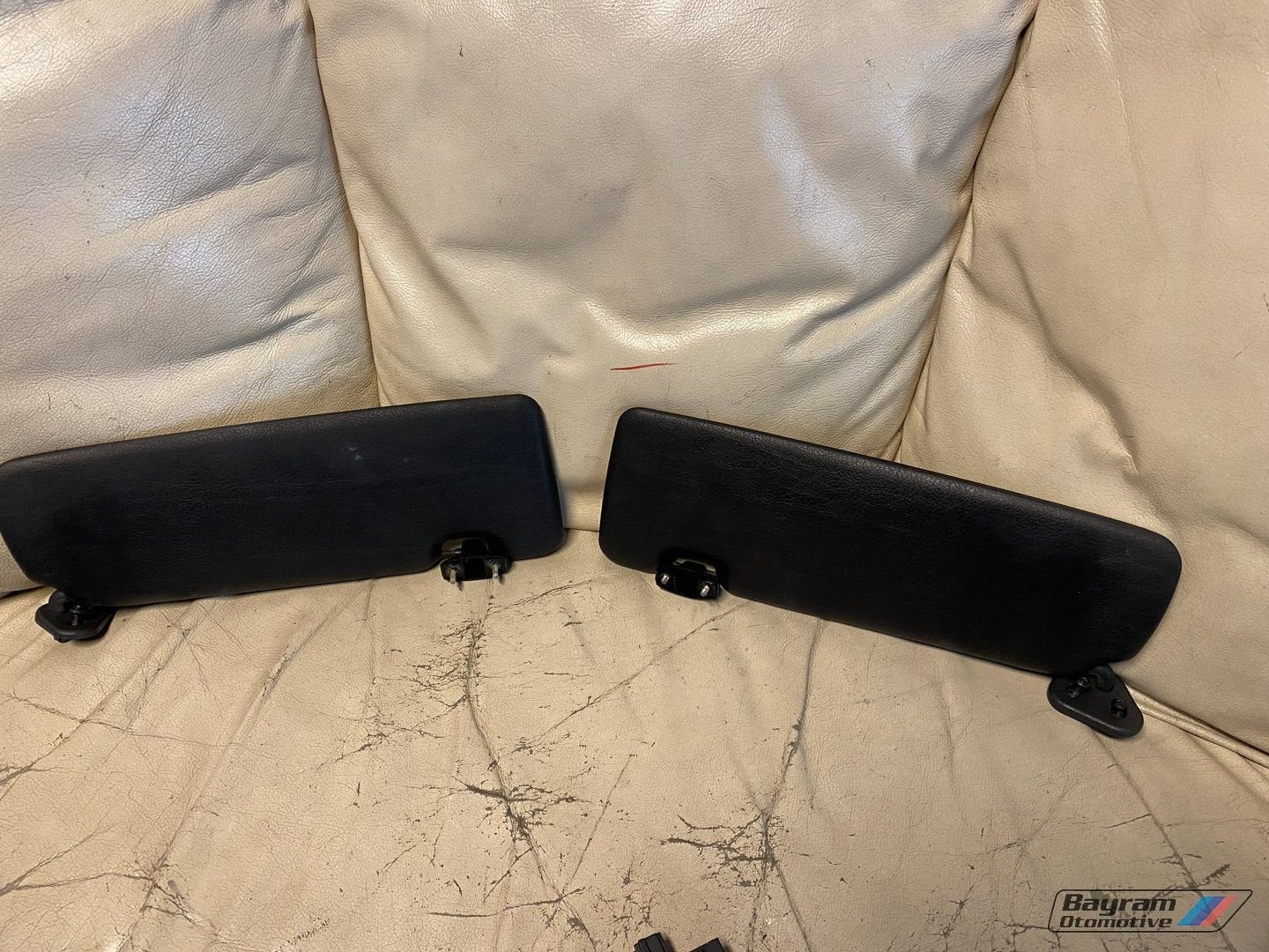 Bmw E46 cabrio zonnekleppen set zwart 3-serie zonneklep, Auto-onderdelen, Gebruikt, -, -, Ophalen of Verzenden