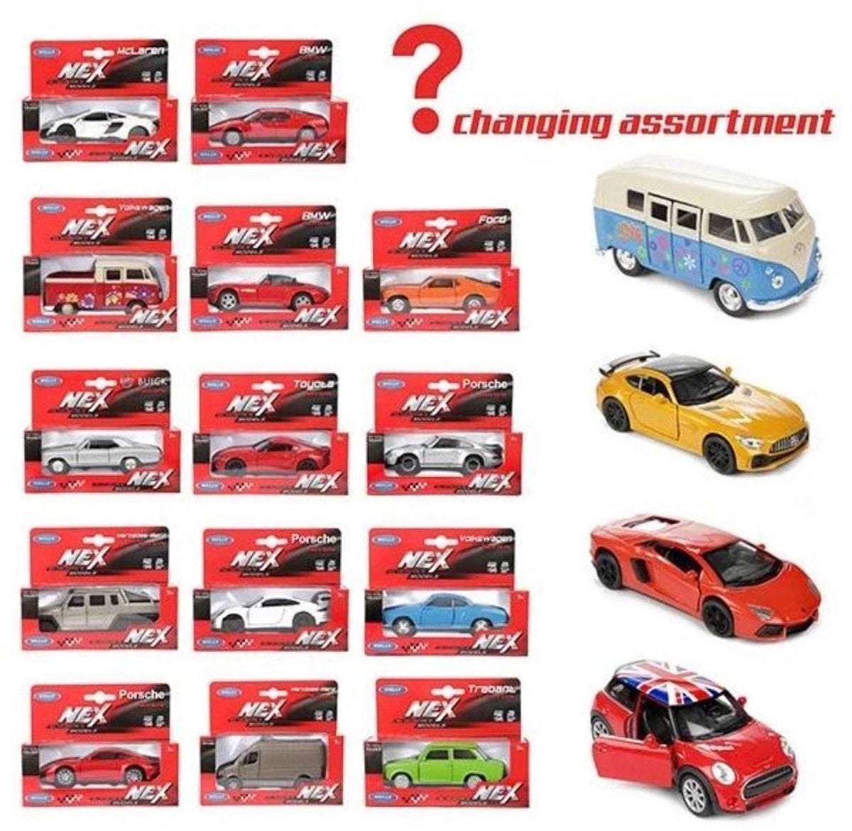 Welly's Nex auto's, Ophalen, Auto