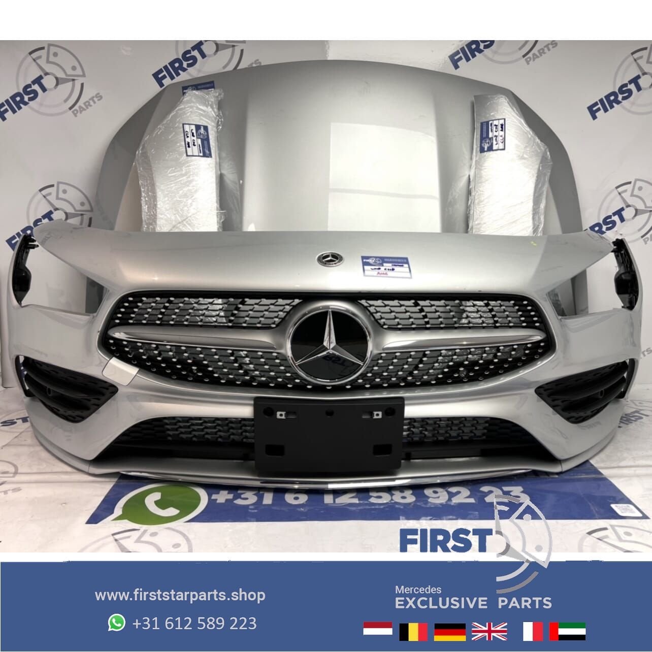 W118 C118 X118 CLA35 AMG VOORKOP ZILVER GRIJS 2022 origineel, Utilisé, -, Avant, -