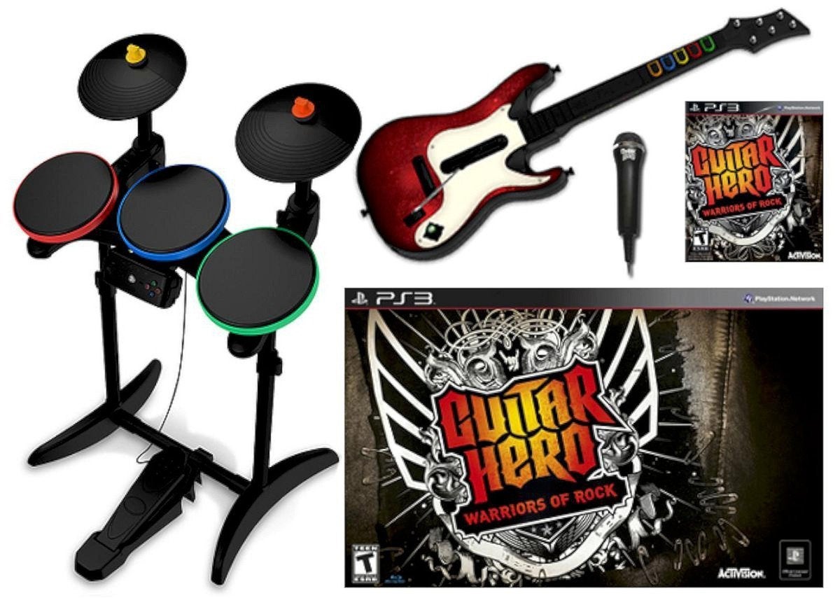 Guitar Hero Warriors of Rock bundle PS3, Online, Enlèvement ou Envoi, Musique, Utilisé