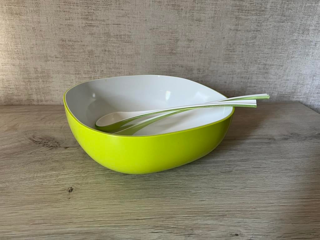 Nieuw Mepal Rosti saladeschaal + bijpassend bestek, Ophalen, Nieuw