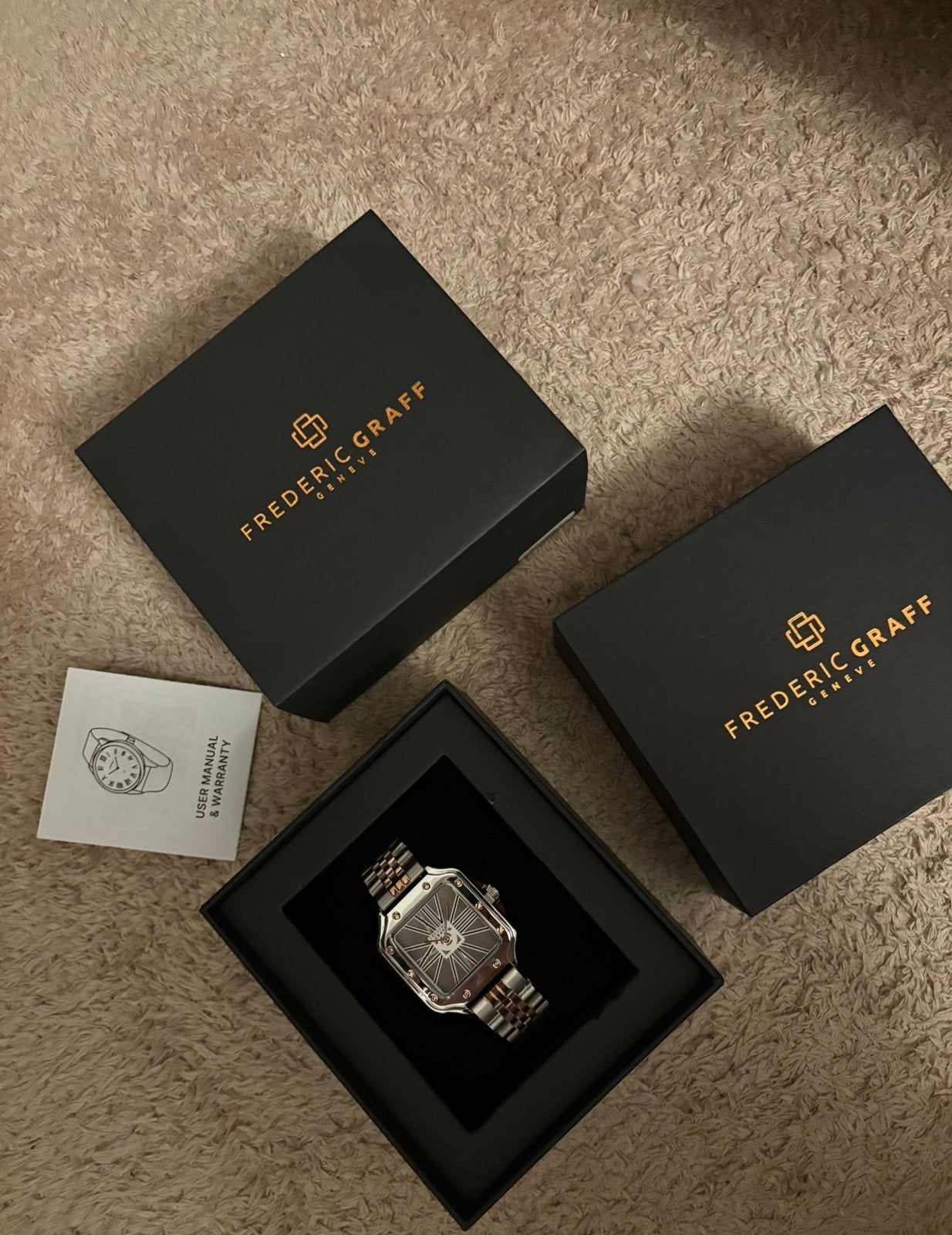 Montre frederic graff, Handtassen en Accessoires, Horloges | Dames, Ophalen of Verzenden, Zo goed als nieuw