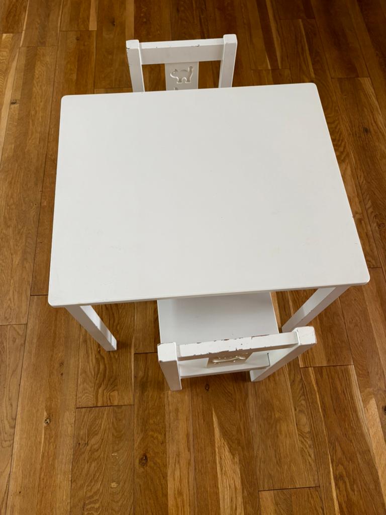 Kindertafel met stoelen Ikea, Ophalen, Gebruikt, Stoel(en)