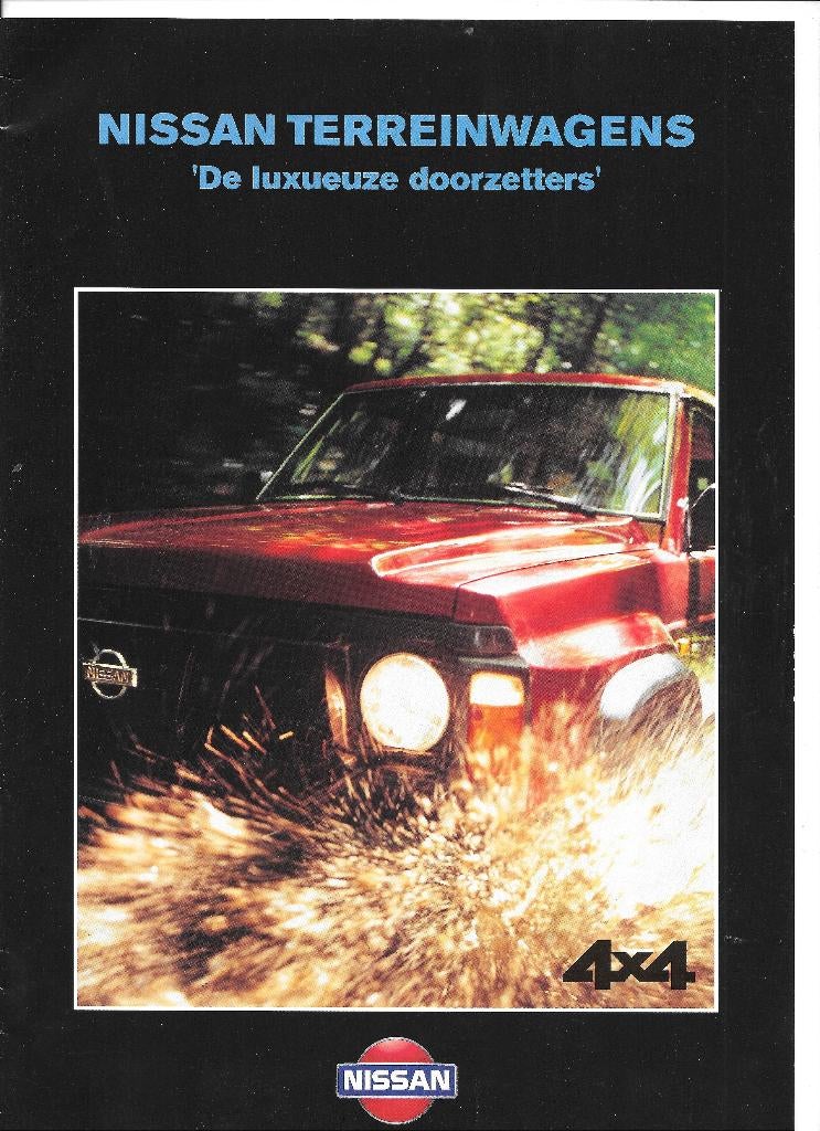 NISSAN 4x4, Boeken, Auto's | Folders en Tijdschriften, Ophalen of Verzenden, Zo goed als nieuw, Nissan