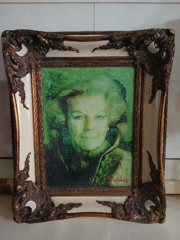 Schilderij, Portret of Personen, Origineel werk, Olieverf, Klassiek