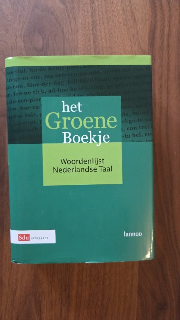 Het Groene boekje dictionnaire, Livres, Dictionnaires, Enlèvement, Comme neuf, Néerlandais