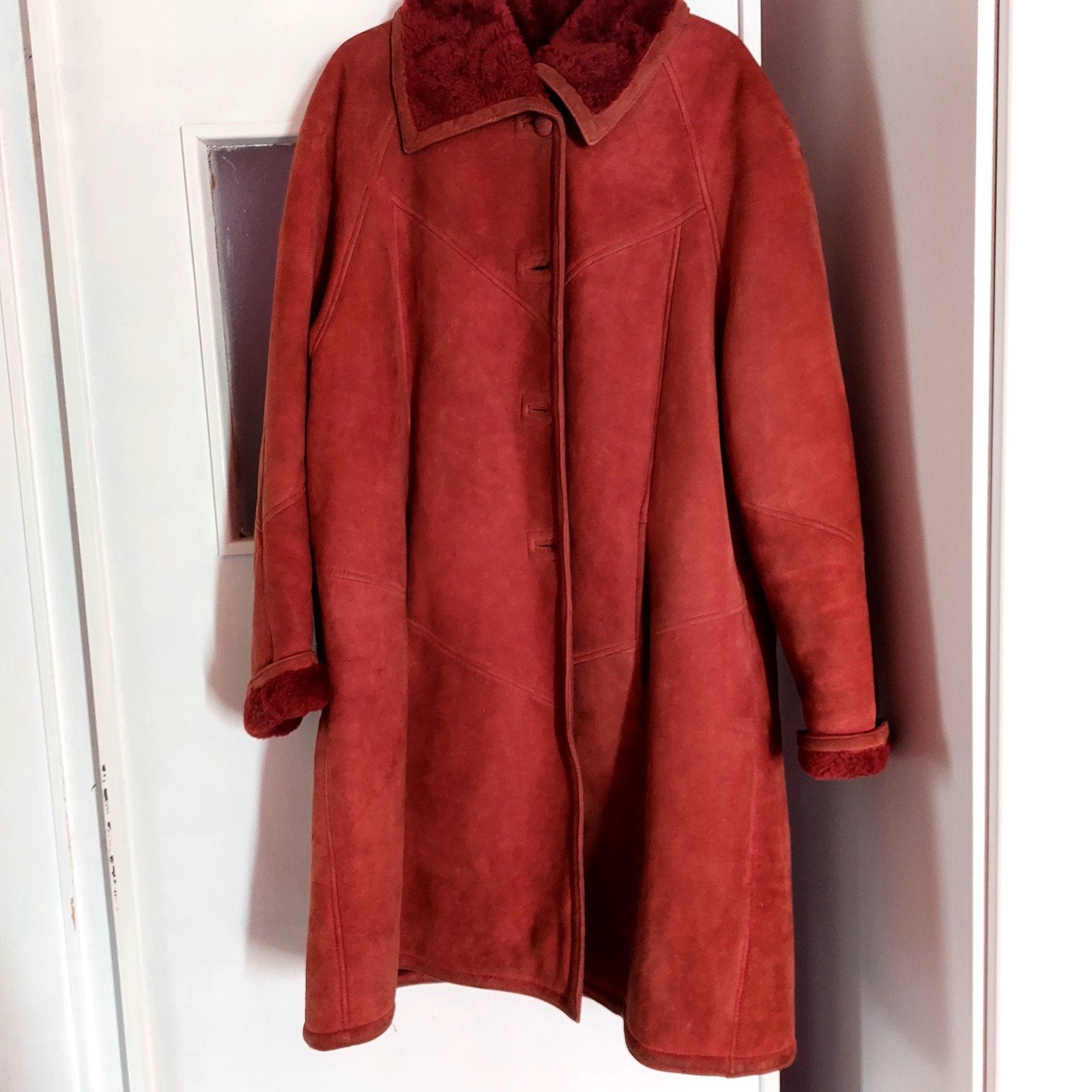 manteau daim fourrure intérieure, Vêtements | Femmes, Taille 38/40 (M), Autres couleurs, Denoyelle, Enlèvement