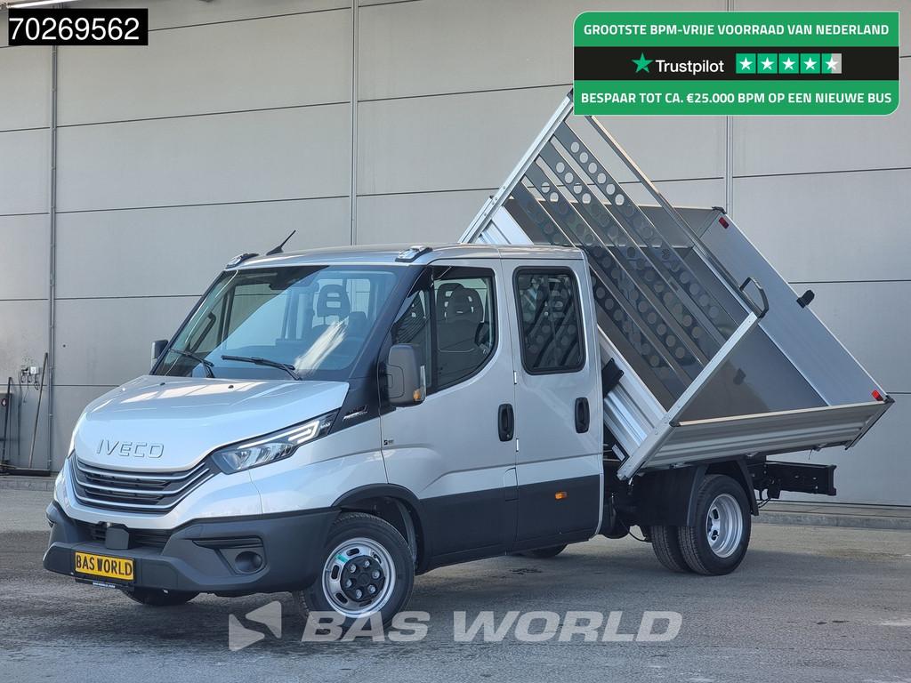 Iveco Daily 35C21 BPM Vrij 3 zijdige Kipper Dubbel Cabine 21, Neuf, Argent ou Gris, Achat, Euro 6