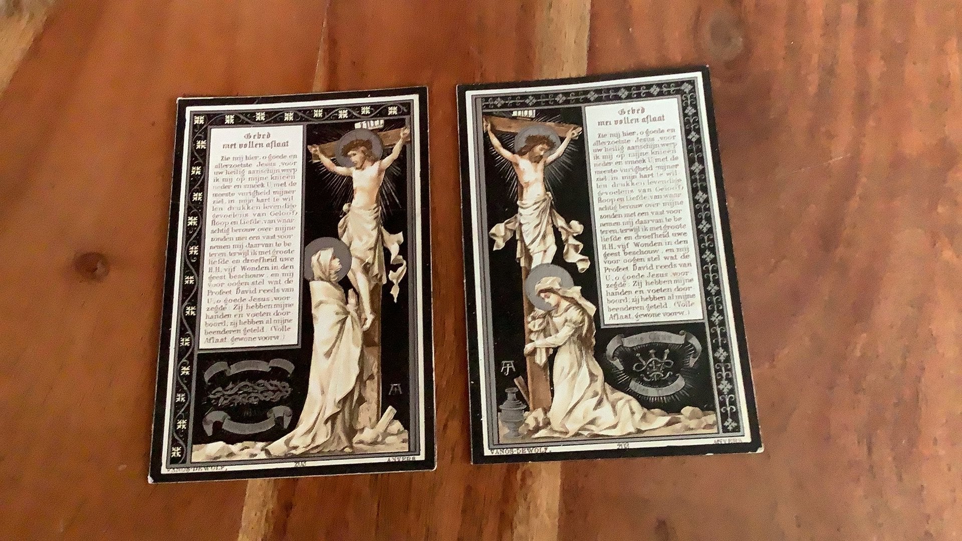 2 prentjes van zelfde persoon  gent 1893, Verzamelen, Bidprentjes en Rouwkaarten, Ophalen of Verzenden