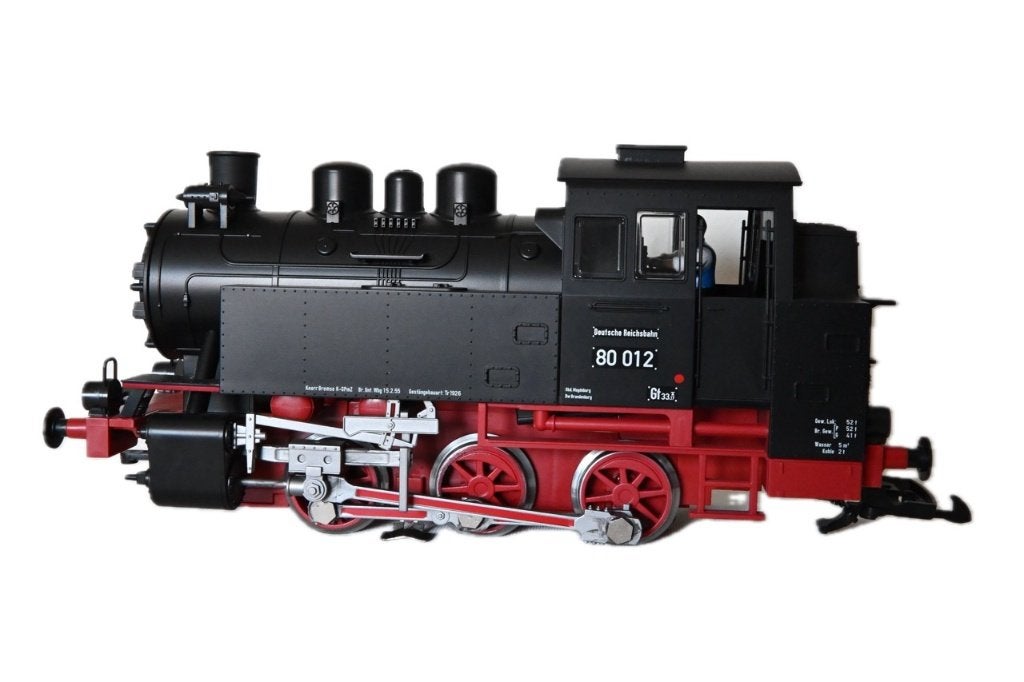 PIKO G (LGB) Locomotive à vapeur BR 80 (train de jardin), Hobby en Vrije tijd, Locomotief, Ophalen of Verzenden, Zo goed als nieuw