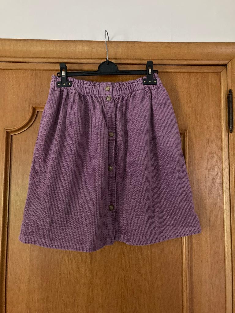 Oudroze geribbeld rokje in velours, Hampton Bays, 170, 15j, Kinderen en Baby's, Kinderkleding | Maat 170, Hampton Bays, Meisje