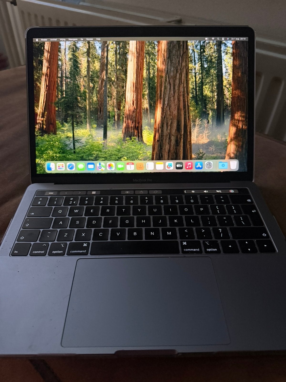 Zeer nette macbook pro 2018 touchbar, Ophalen, Zo goed als nieuw, MacBook