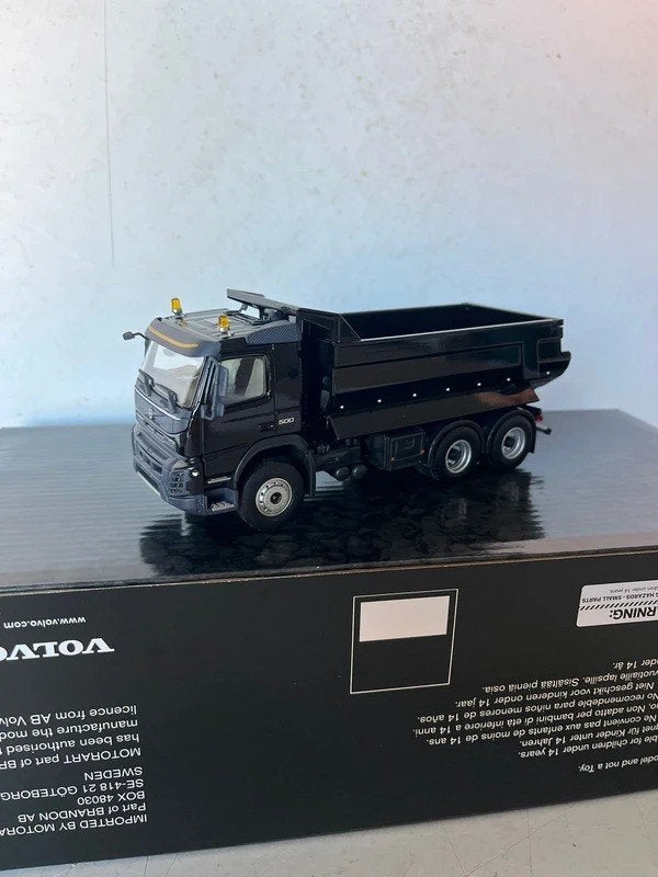 Motorart 300089 Volvo FMX 64 benne zwart schaal 1:50, Ophalen of Verzenden, Nieuw, Bus of Vrachtwagen, Overige merken