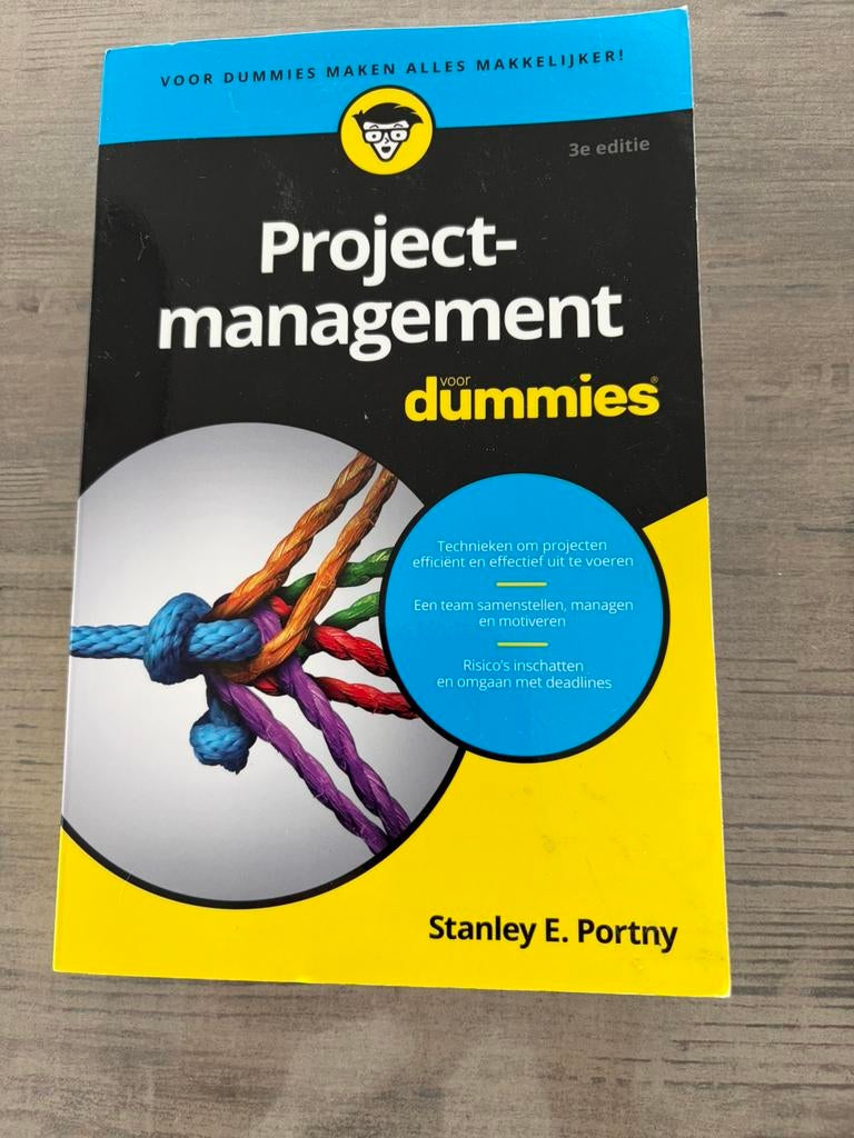Stanley E. Portny - Projectmanagement voor Dummies, Boeken, Ophalen of Verzenden, Stanley E. Portny