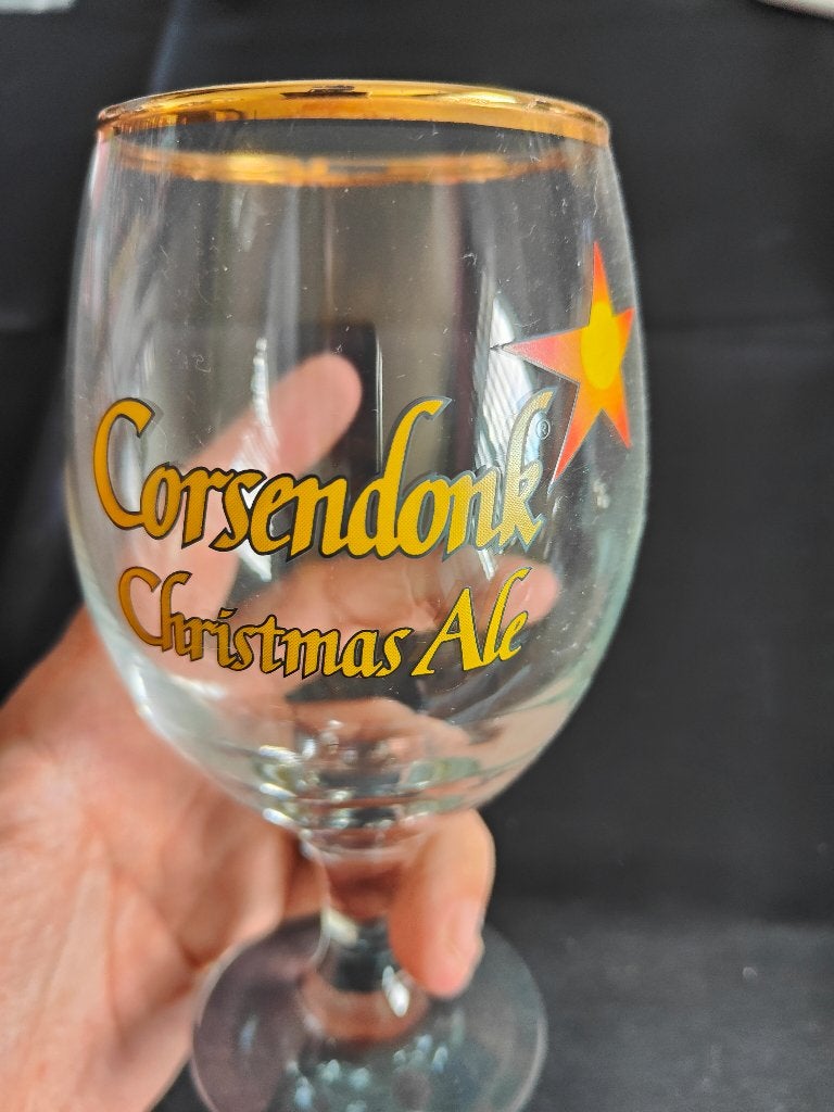 Corsendonk christmas ale glas, Verzamelen, Ophalen of Verzenden, Zo goed als nieuw, Bierglas