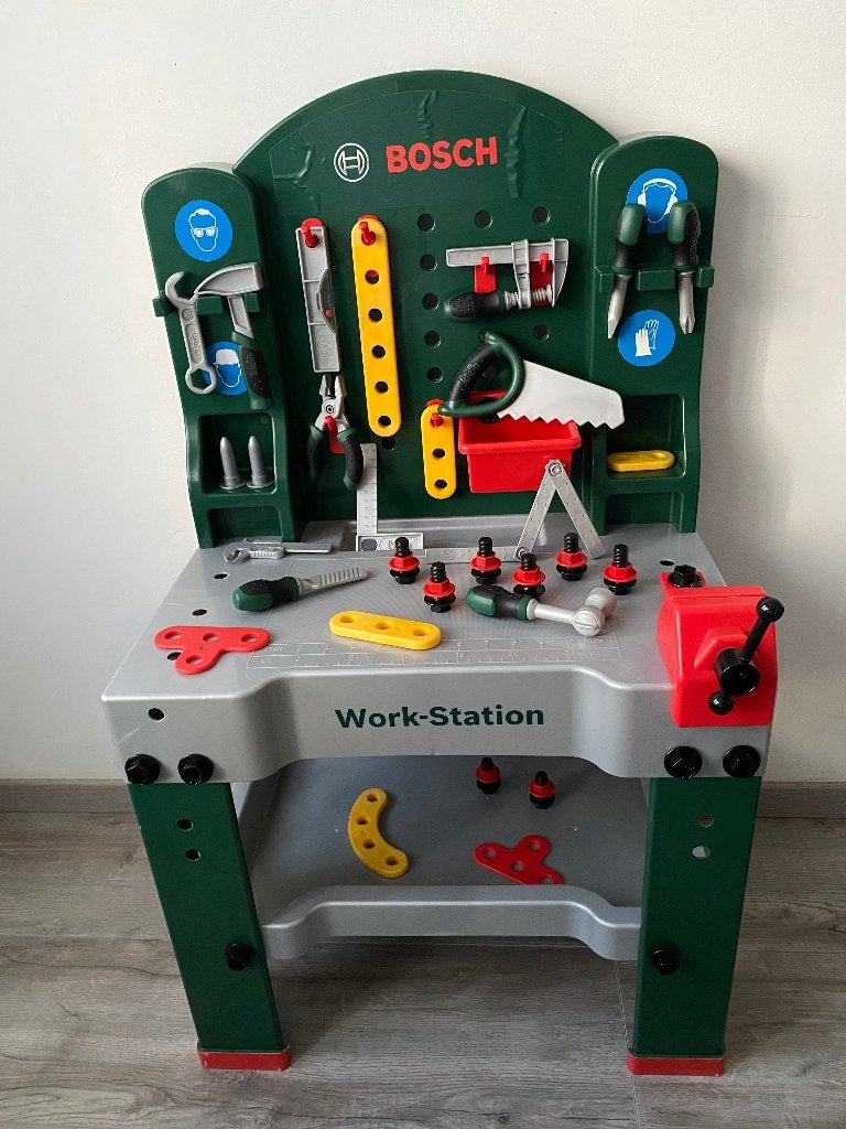 Speelgoed werkbank Bosch, Ophalen, Gebruikt