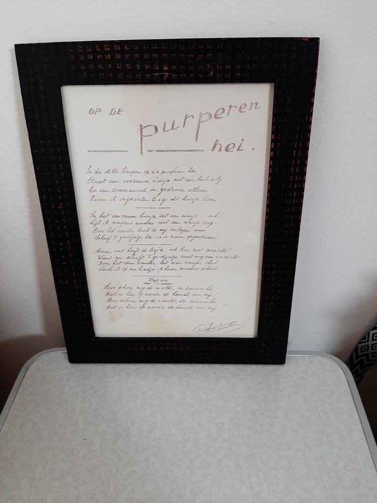 Op de purperen heide, Ophalen of Verzenden