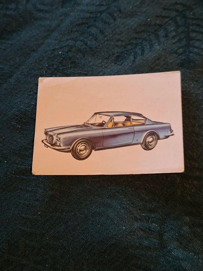 Prentje/Chromo : Lancia Flavia Coupé / Chocolade Jacques, Verzamelen, Foto's en Prenten, Gebruikt, Prent, Overige onderwerpen