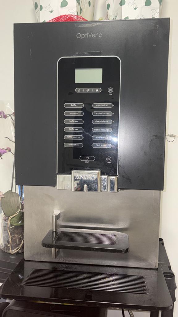 Animo Optivend Koffiemachine, Elektronische apparatuur, Ophalen, Afneembaar waterreservoir, Gebruikt, 10 kopjes of meer