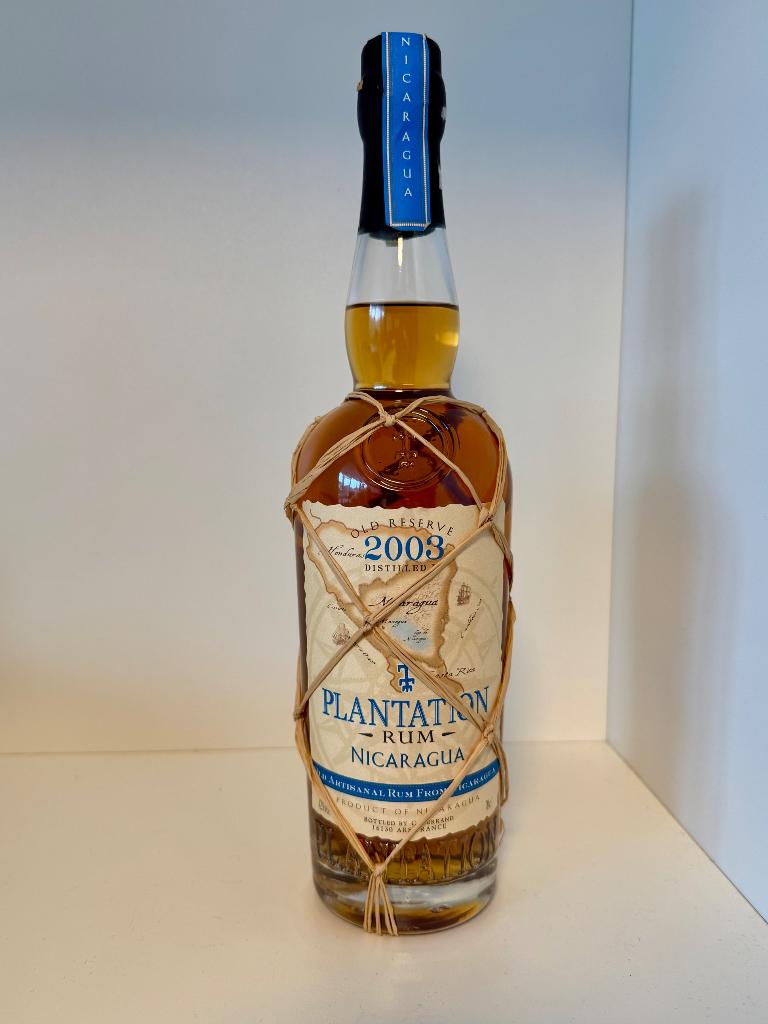Plantation Nicaragua 2003 rum, Collections, Vins, Enlèvement ou Envoi, Neuf, Autres types, Pleine