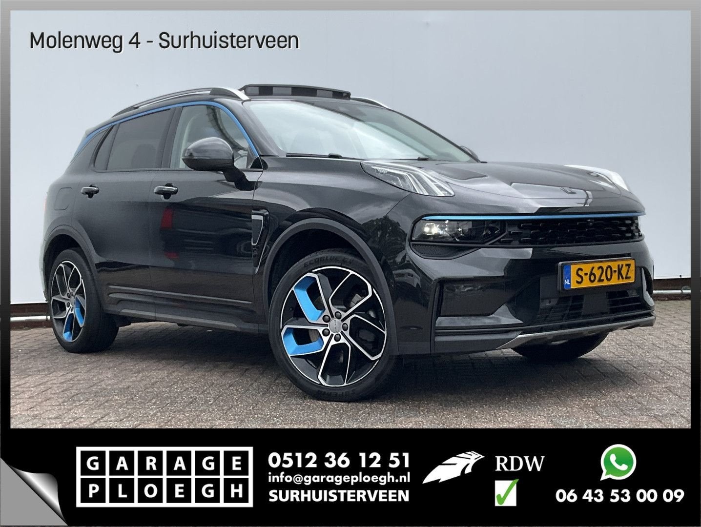 Lynk&Co 01 1.5 PHEV 262PK Adapt.Cruise 360° Cam Carplay Plug, Auto's, Lynk & Co, Bedrijf, Hybride Elektrisch/Benzine, Te koop