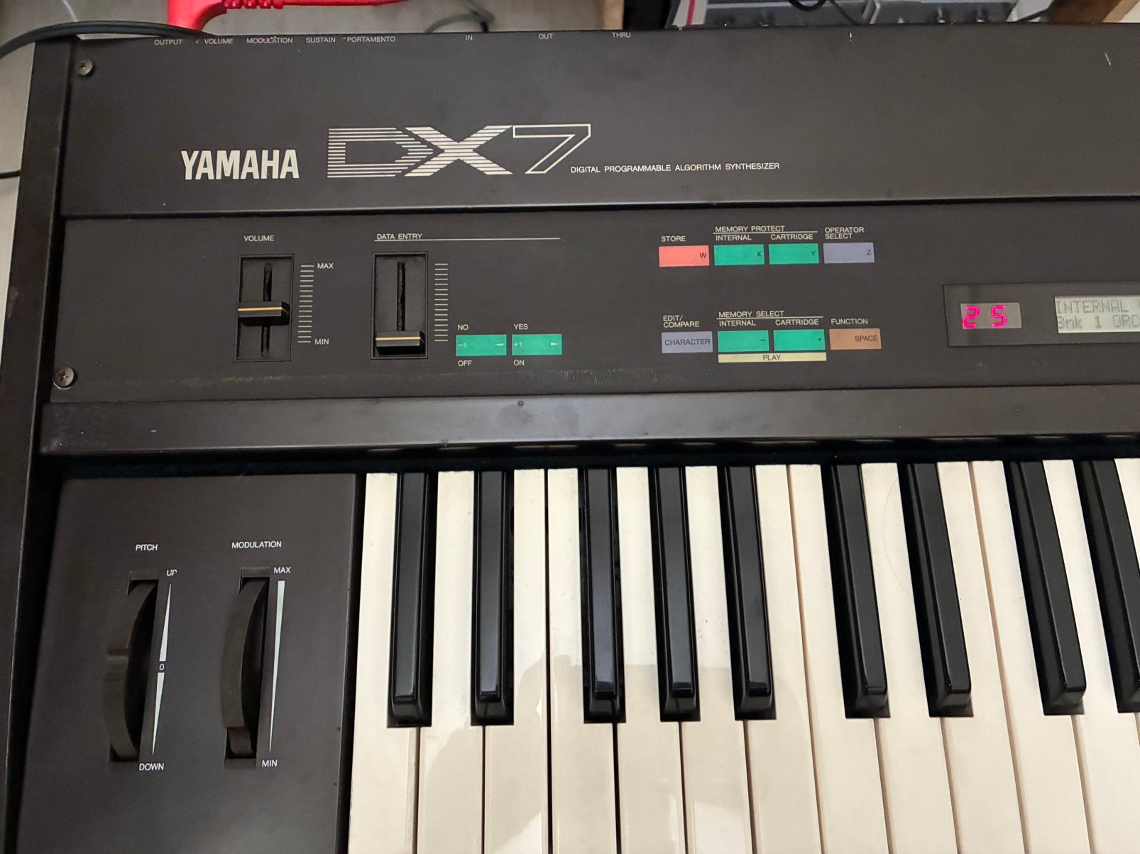 Yamaha DX7, Enlèvement, Utilisé, Yamaha
