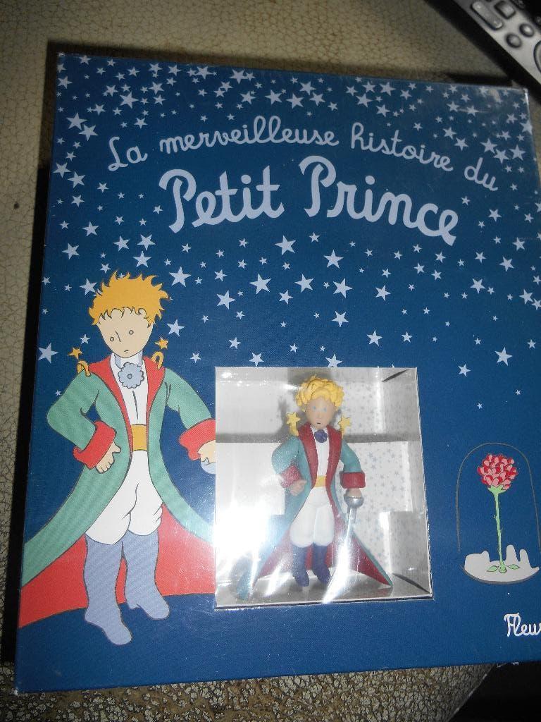 La merveilleuse histoire du petit Prince figurine + livre, Ophalen of Verzenden