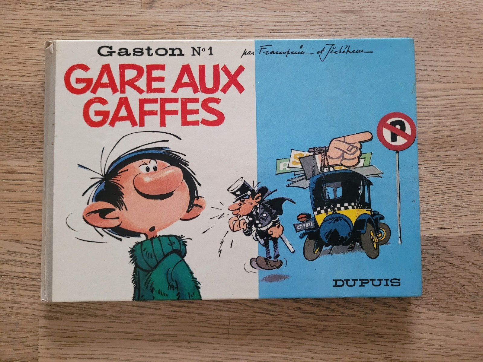 Gaston Lagaffe Franquin T 1 Gare aux Gaffes e.o. 1966 TTBE, Boeken, Ophalen of Verzenden