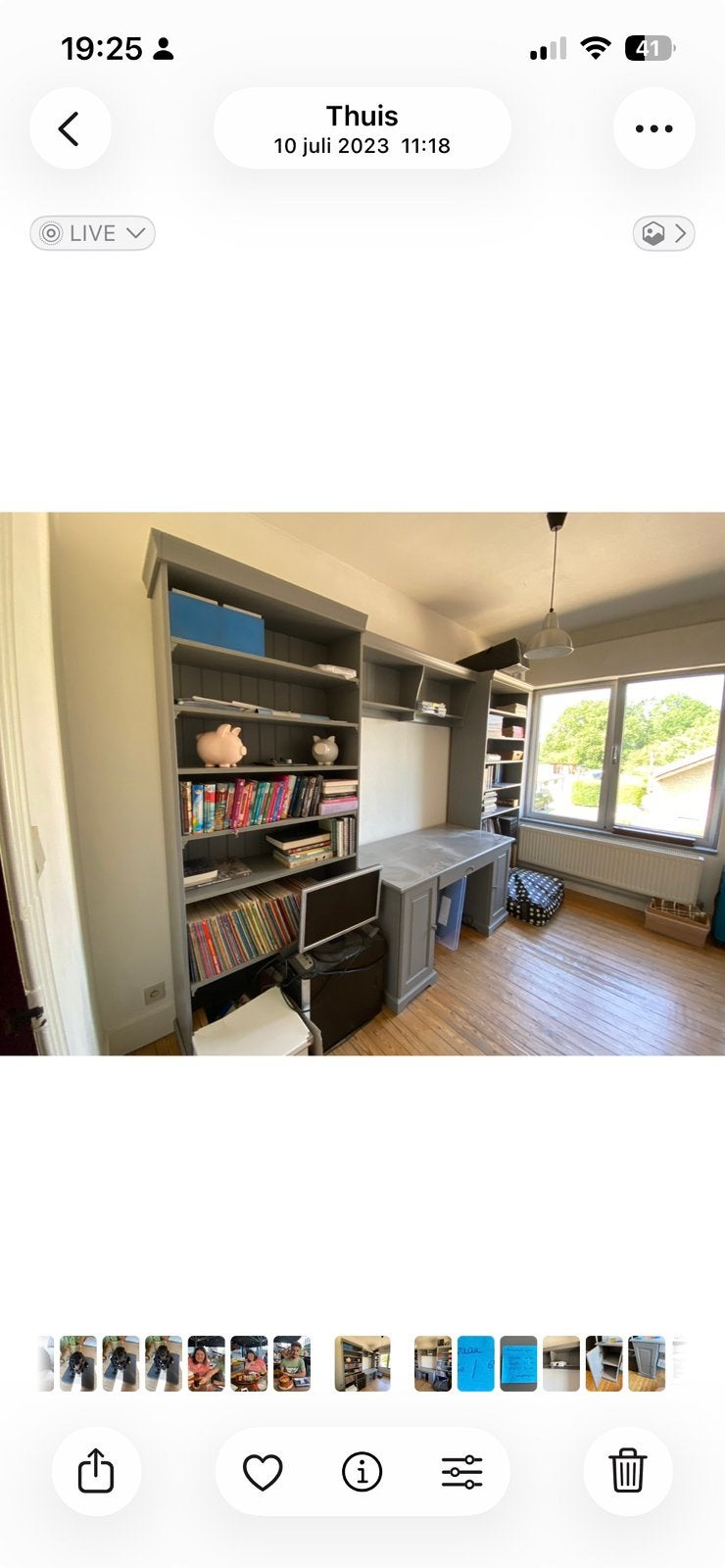 Twee boekenkasten, bureau en rekje, Ophalen, Gebruikt, Overige typen