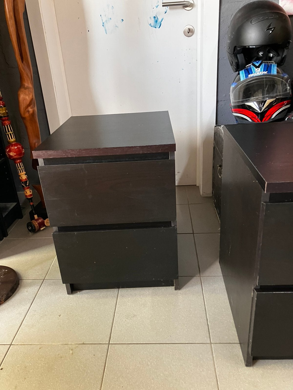 2 nachtkastjes Ikea, Huis en Inrichting, Ophalen, Gebruikt