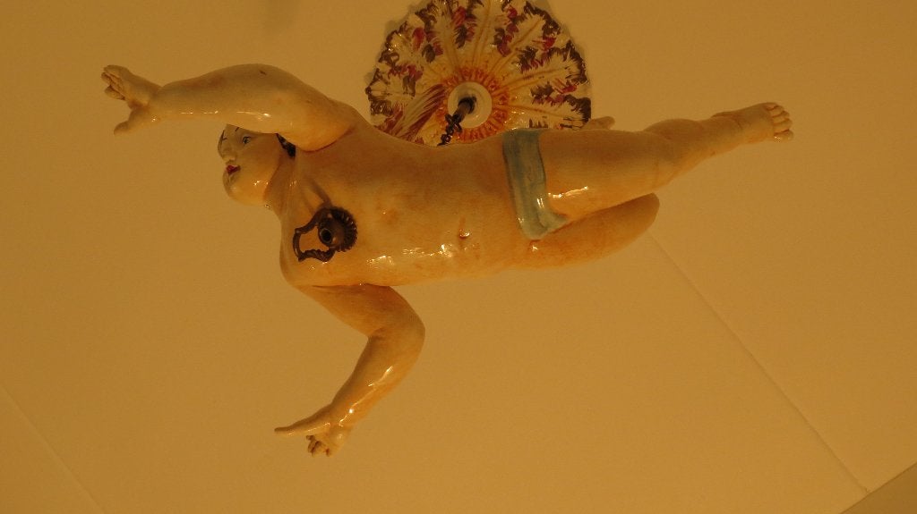 plafond decoratie, Ophalen