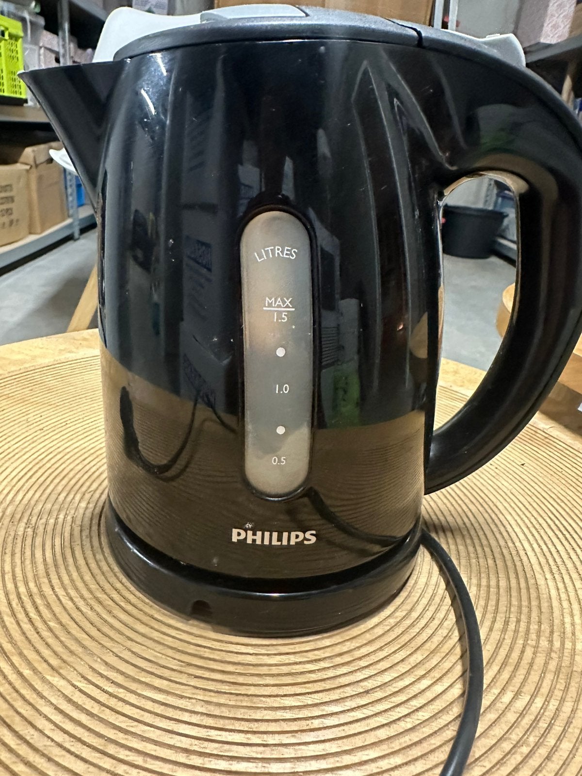 Philips waterkoker zwart, Ophalen, Gebruikt