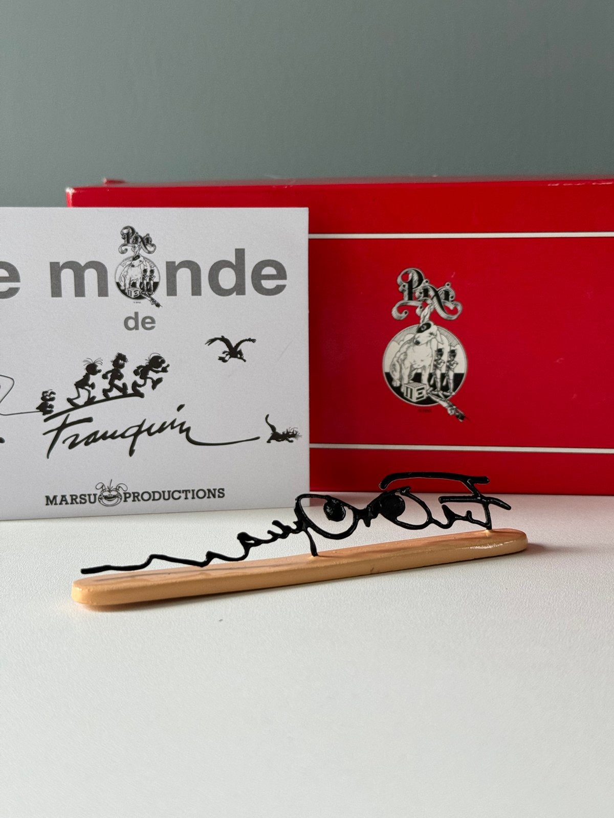 Hidden eyes signatuur Franquin - marsu prod - pixi, Verzamelen, Ophalen of Verzenden, Kuifje, Zo goed als nieuw