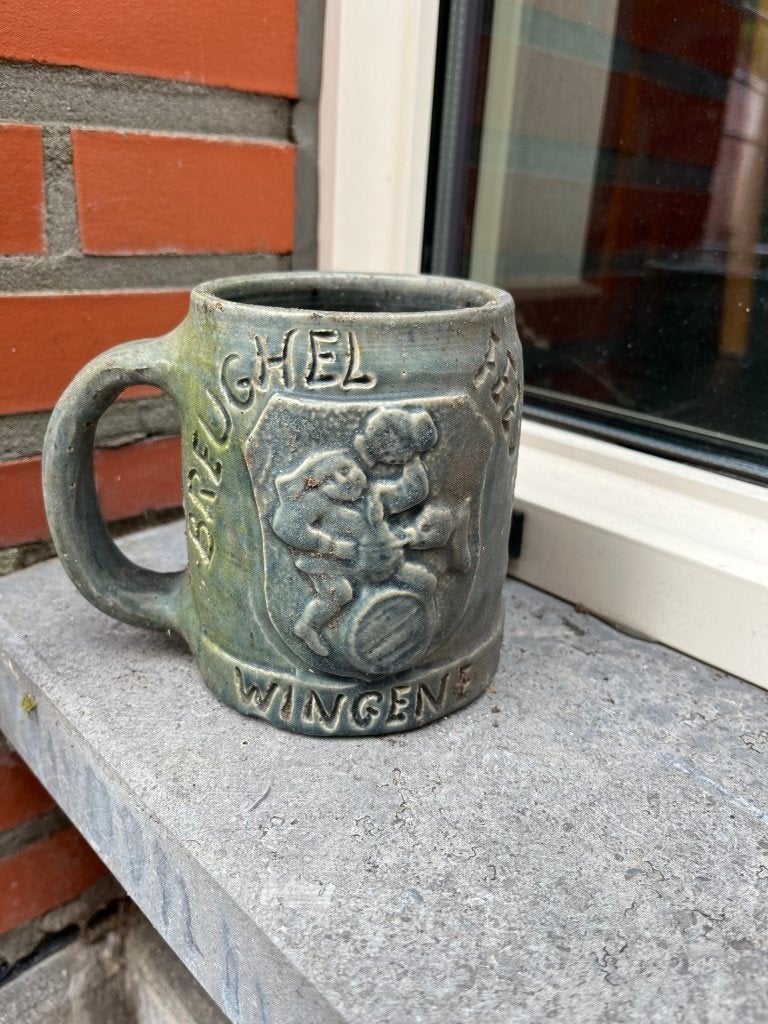 Kruik Breugelfeesten Wingene, Antiek en Kunst, Antiek | Keramiek en Aardewerk, Ophalen of Verzenden