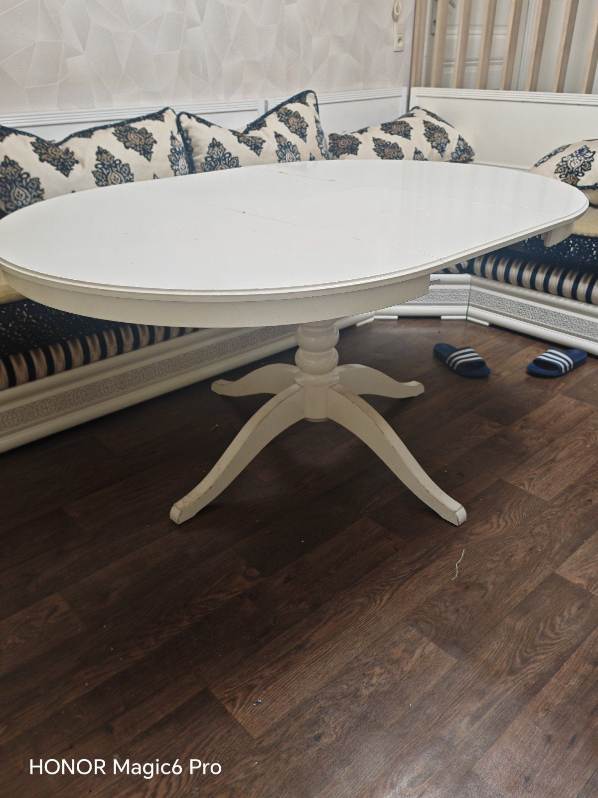 table blanche ikea extensible, Maison & Meubles, Enlèvement