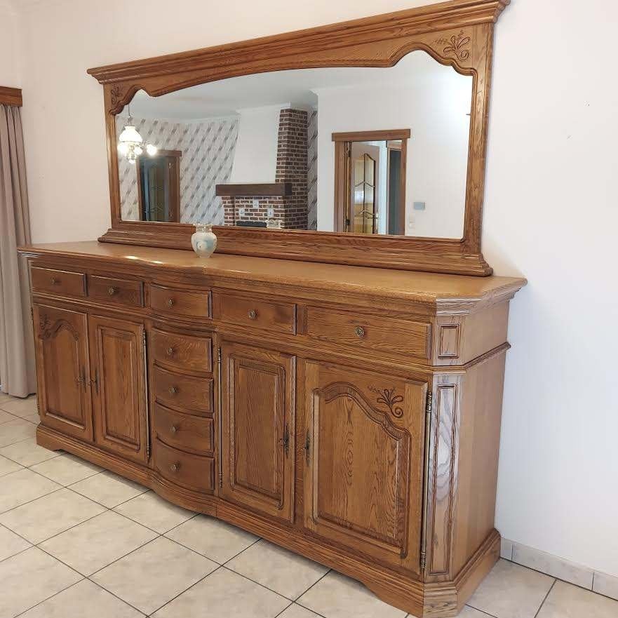 dressoir living, Ophalen, Eikenhout, Met lade(s), Zo goed als nieuw