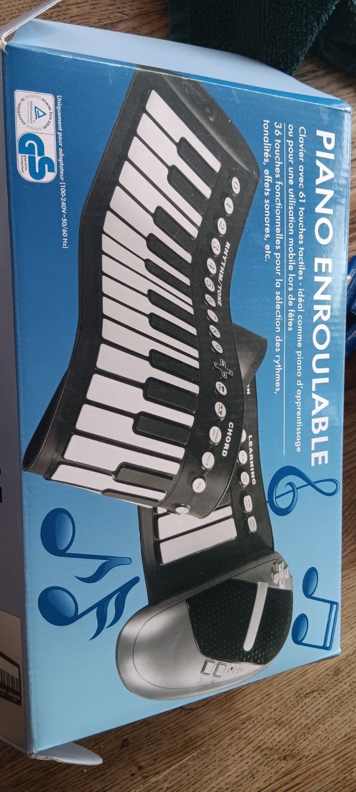 Piano enroulable neuf, Musique & Instruments, Claviers, Enlèvement ou Envoi, 61 touches
