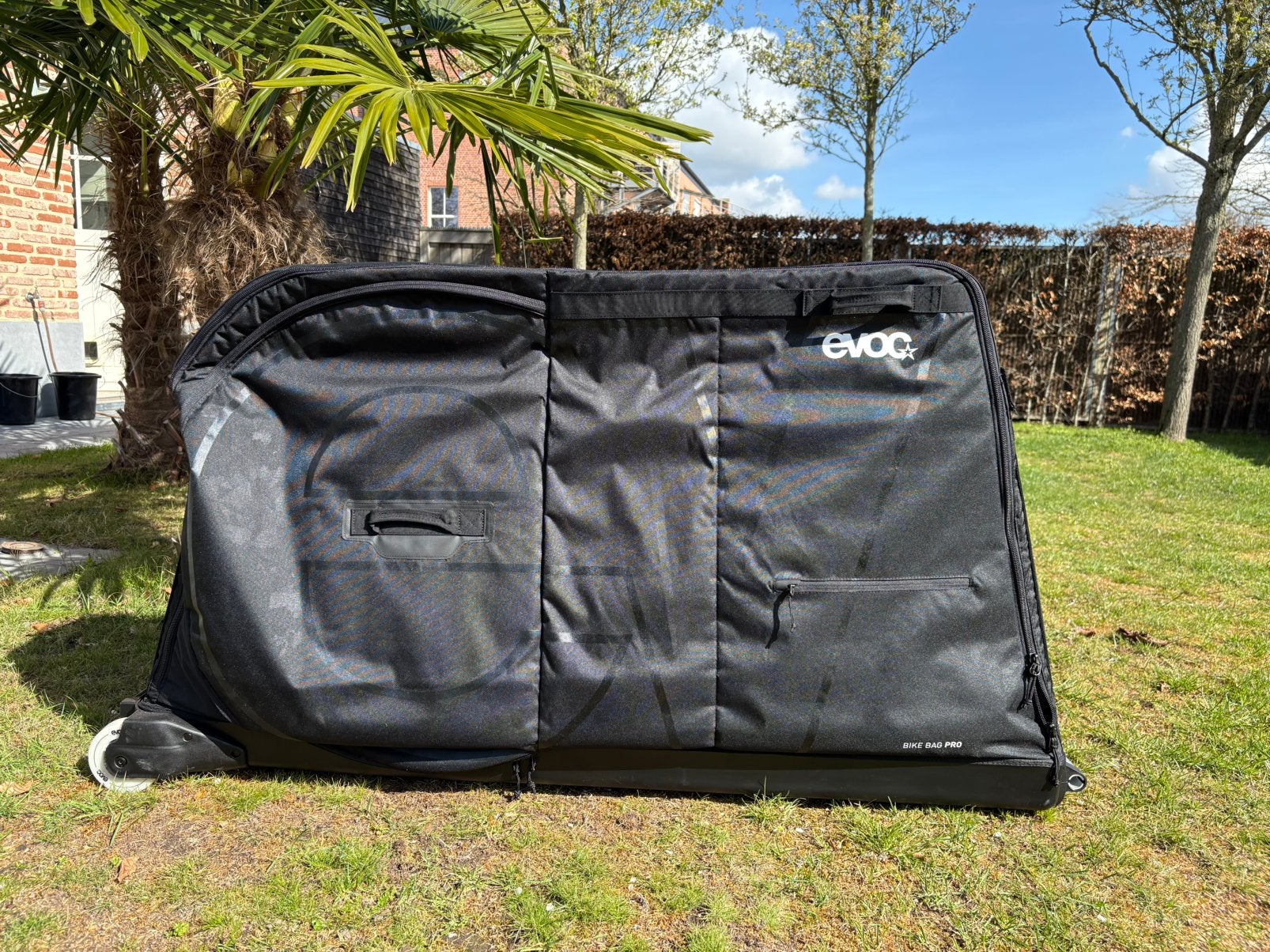 Evoc Bike Travel Bag Pro 305L Fietskoffer verhuur, Vélos & Vélomoteurs, Accessoires vélo | Sacoches, Comme neuf, Enlèvement