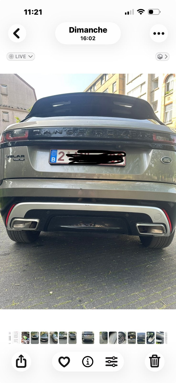 Range rover velar d180 - 160.000 km - 2018, Automaat, 1998 cc, Lane Keeping Assist, Euro 6